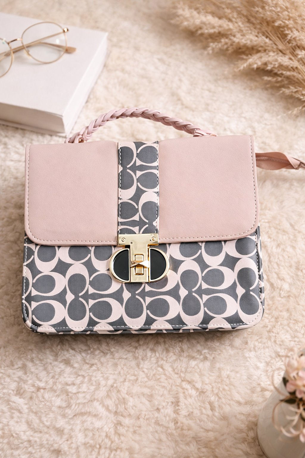 Elegant Patterned Women Handbag – Stylish Mini Shoulder & Hand Bag