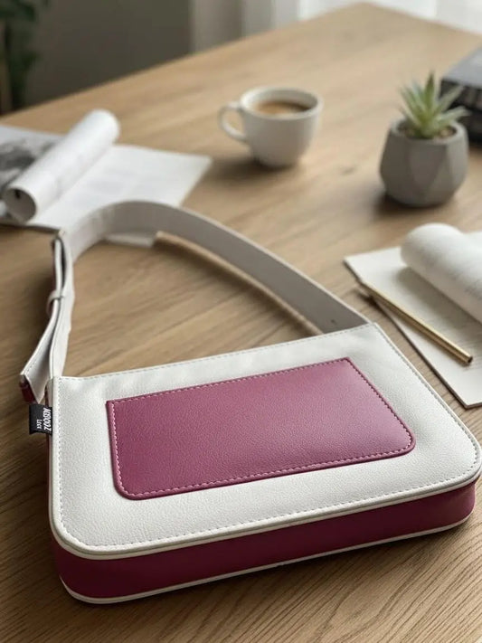 Elegant Two-Tone Shoulder Bag Merooz Luxe