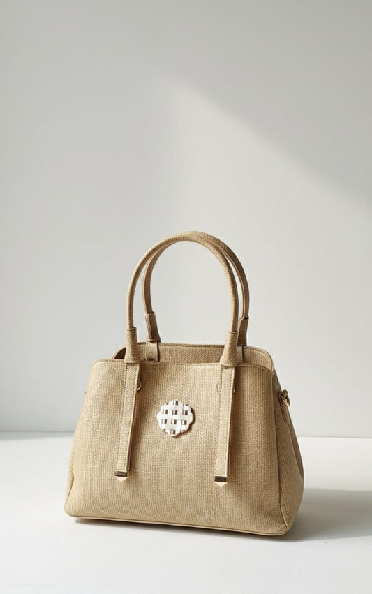 Elegant Beige Handbag for Women | Premium Everyday Shoulder Bag