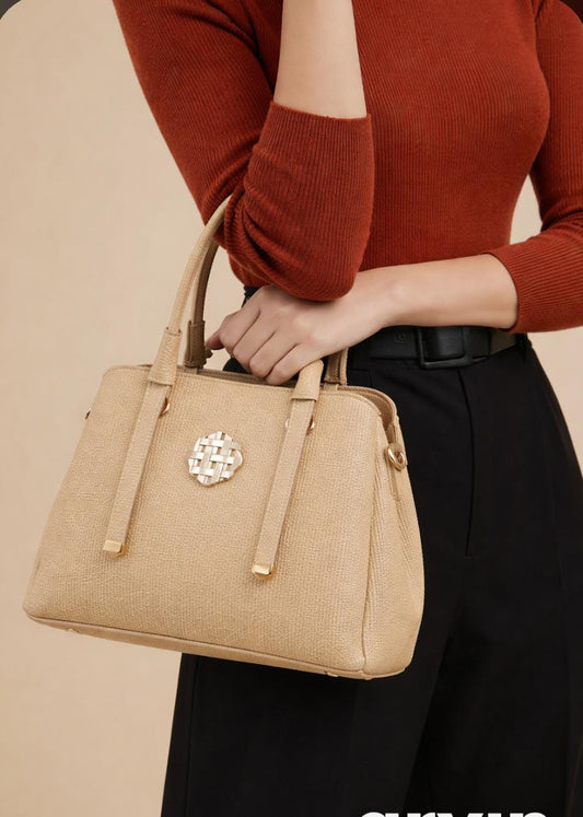 Elegant Beige Handbag for Women | Premium Everyday Shoulder Bag