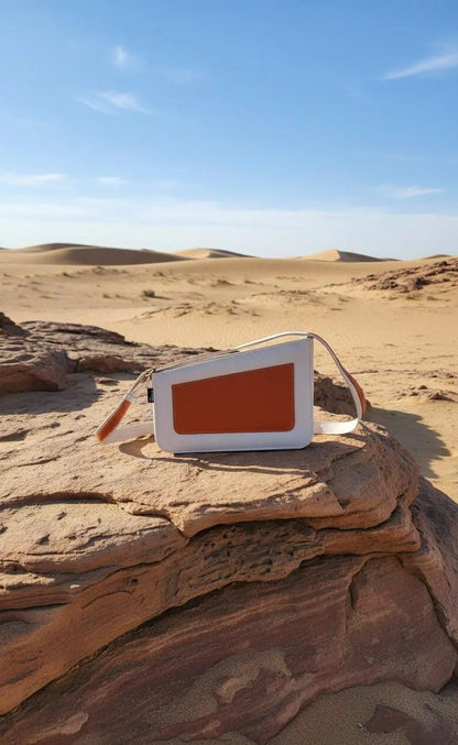 Elegant Two-Tone Shoulder Bag Merooz Luxe